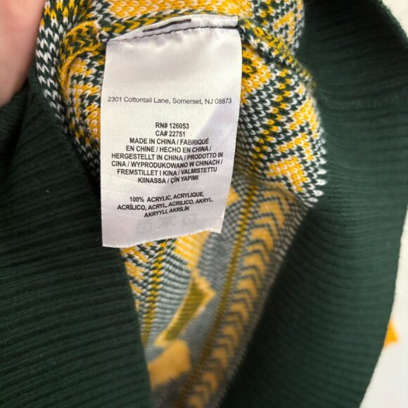 Green Bay Packers NFL Gear Holiday Sweater Size Large - Picture 5 of 6